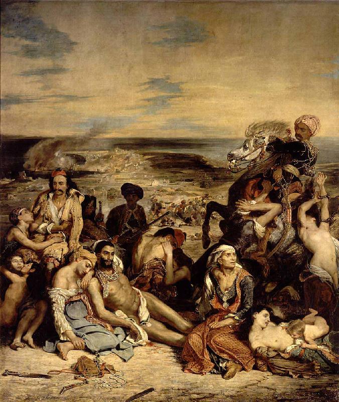 Eugene Delacroix Le Massacre de Scio Germany oil painting art